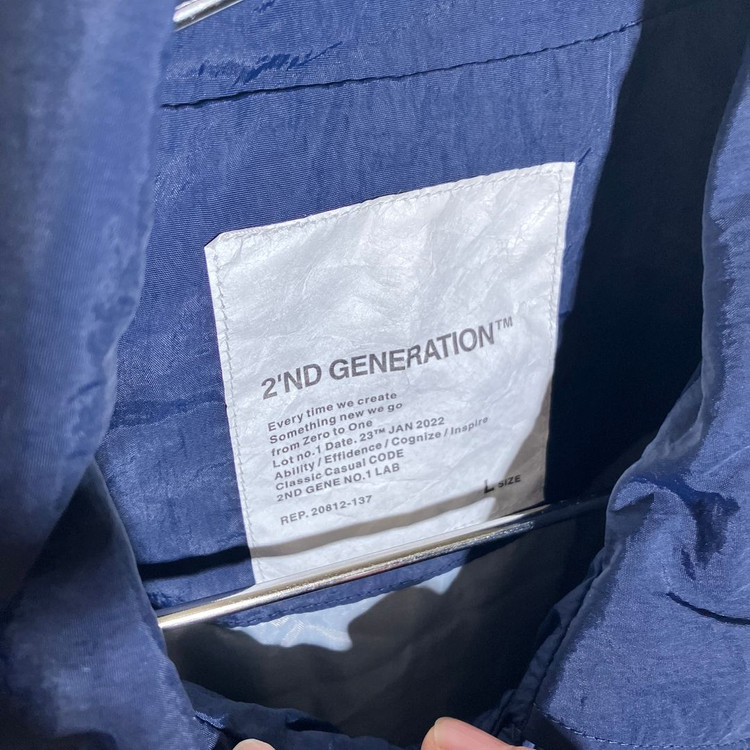 L)나일론 바람막이 자켓 바시티--2