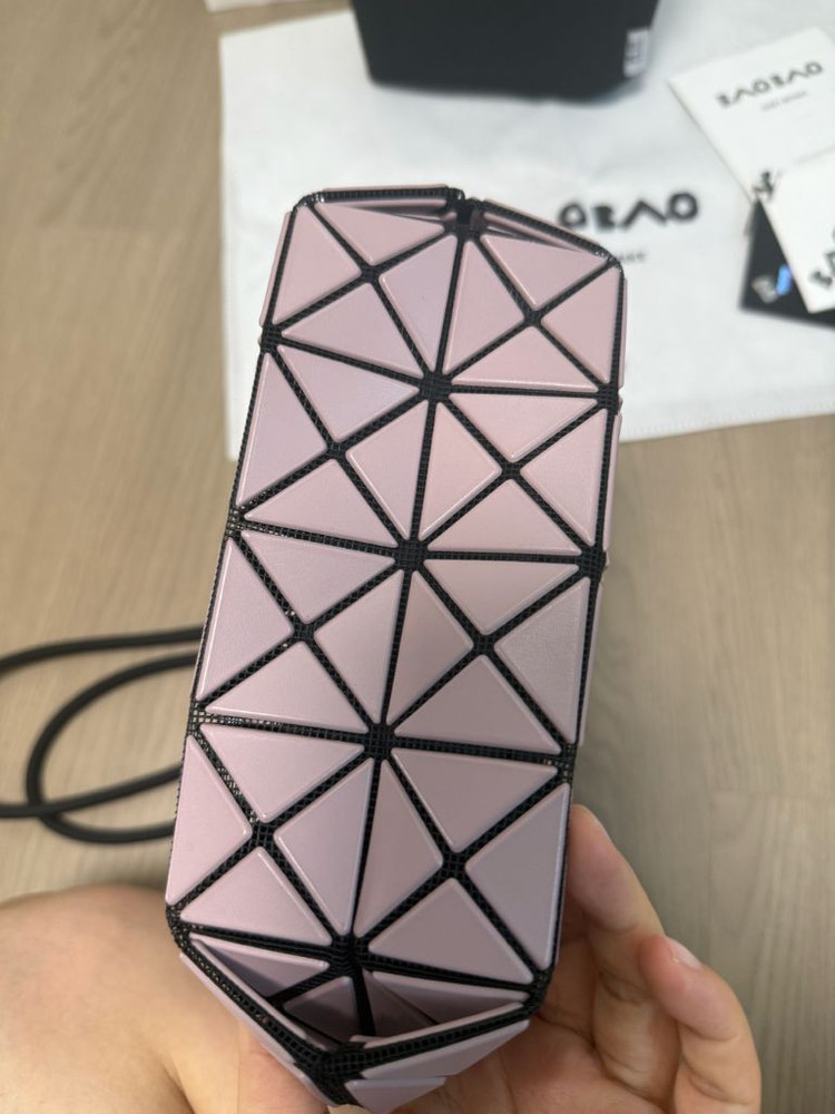 이세미야케 바오바오 링백 무광 핑크--2