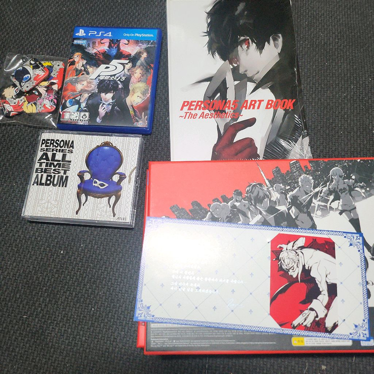 [PS4] 페르소나5 오리지날 한정판 중고--1