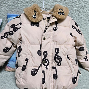 미니로디니 푸퍼 음표 패딩 104 110