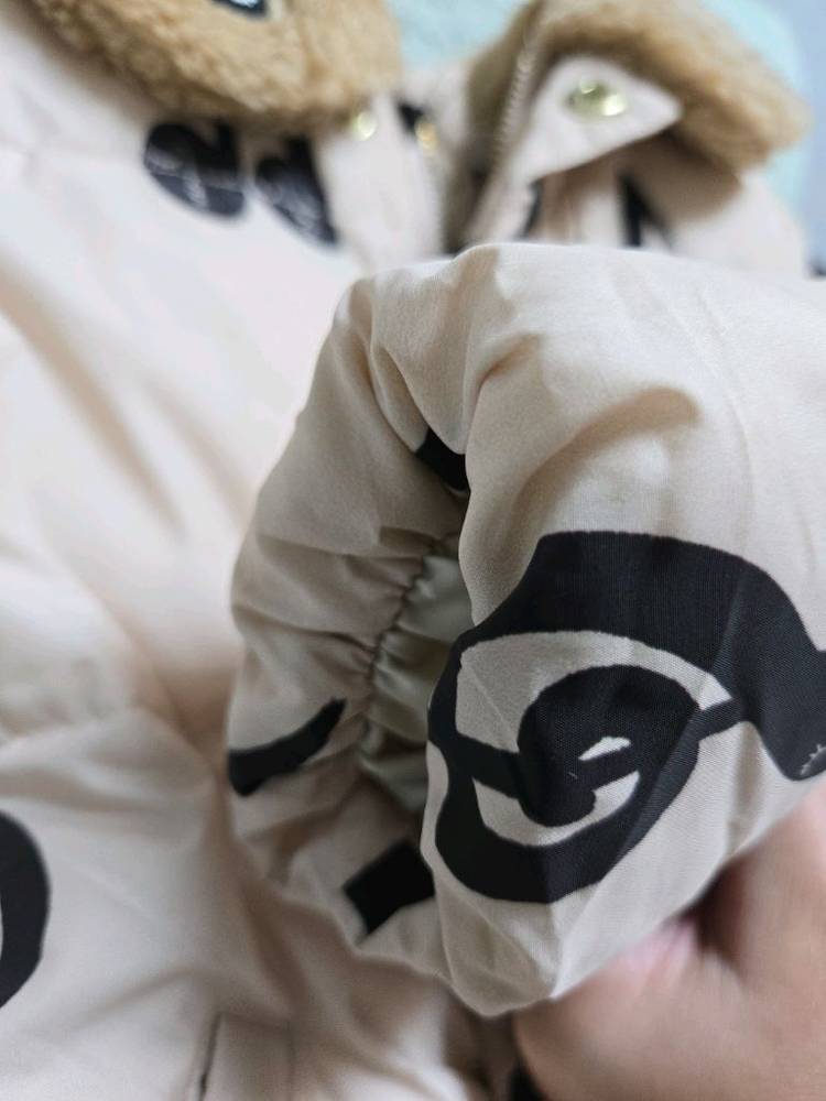 미니로디니 푸퍼 음표 패딩 104 110--3