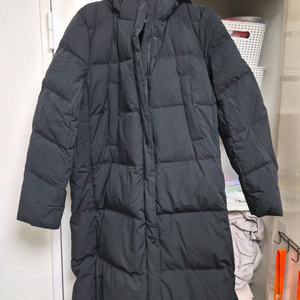 지센 여성 솔리드 구스다운 롱 점퍼 판매합니다(사이즈 95)