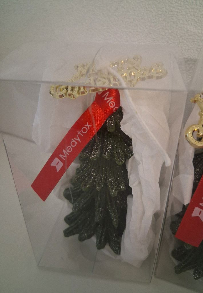 크리스마스 트리 향초 4개/방향용 오브제캔들--1