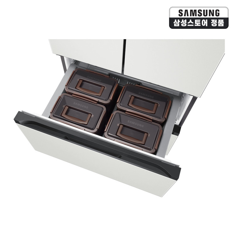 삼성비스포크 AI 김치플러스 4도어 키친핏 Max 418L RK80F42C2A 이미지