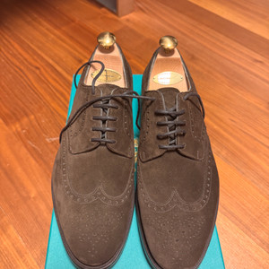 에드워드그린 스웨이드 윙팁 슈즈 판매