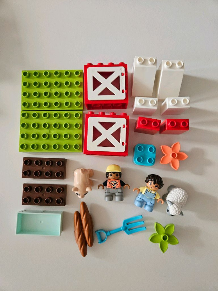 레고) 정품 10952 듀플로 동물 농장 마을 이미지