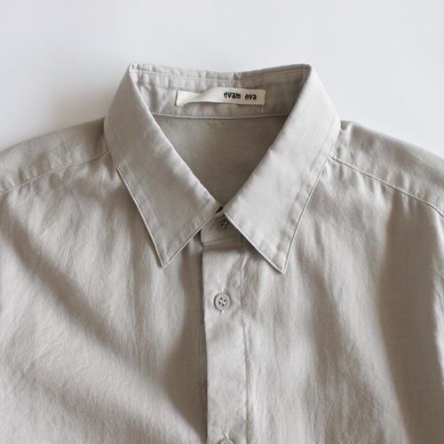 일본 evam eva 에반 에바 코튼셔츠 (새상품)--1