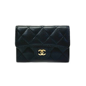 샤넬 캐비어 블랙 카드지갑 5SCHW250605