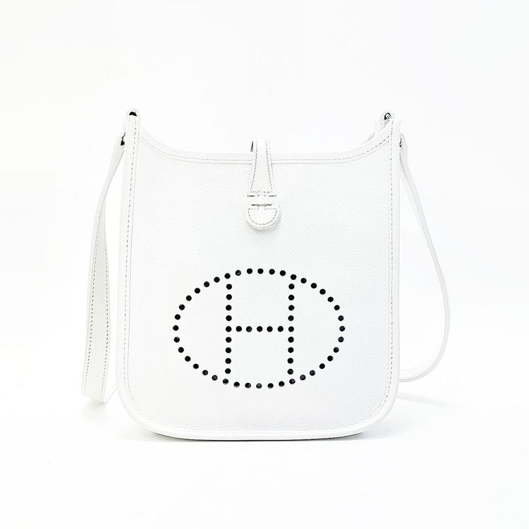 에르메스 에블린 펀칭 미니 화이트 크로스백 3VHEB30283--0