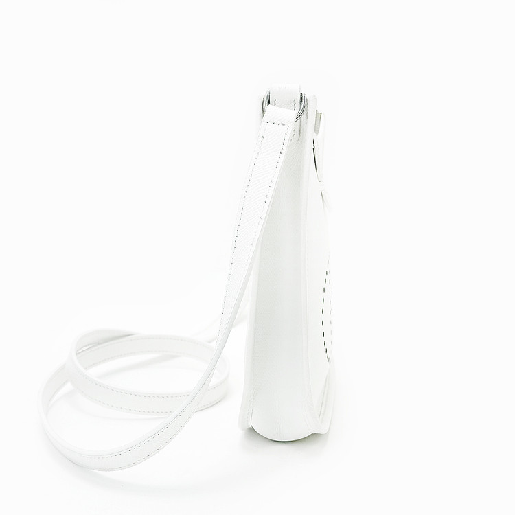 에르메스 에블린 펀칭 미니 화이트 크로스백 3VHEB30283--1