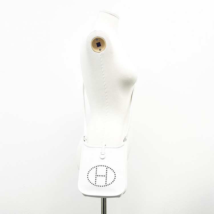 에르메스 에블린 펀칭 미니 화이트 크로스백 3VHEB30283--3