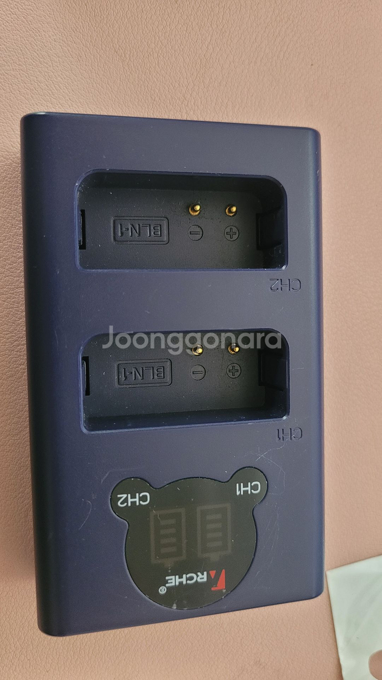 올림푸스 BCN-1 정품 배터리 충전기 + Arche 듀얼 충전기--3