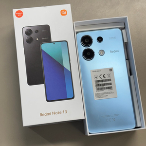 *듀얼심 풀박스* 샤오미 홍미13 블루색상 256용량 특A급 깔끔한폰 정상해지 공기계 풀박스 15만 판매합니다