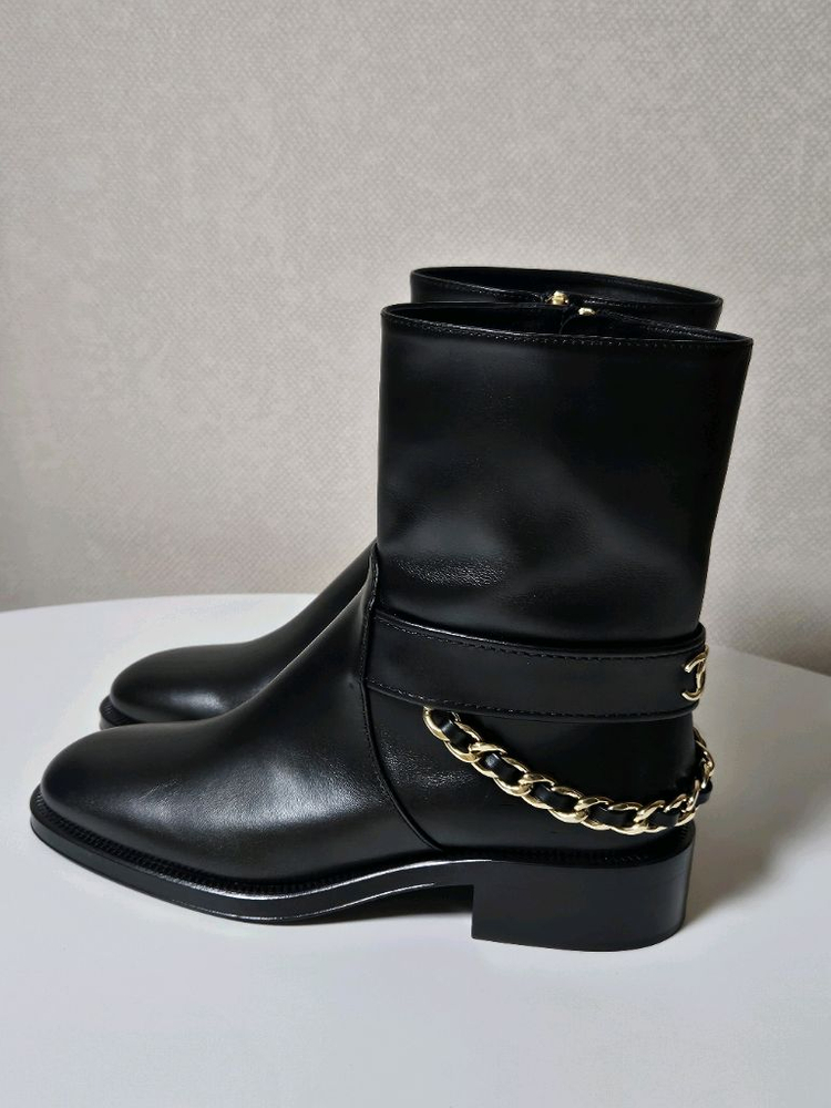 샤넬 체인 부츠--2