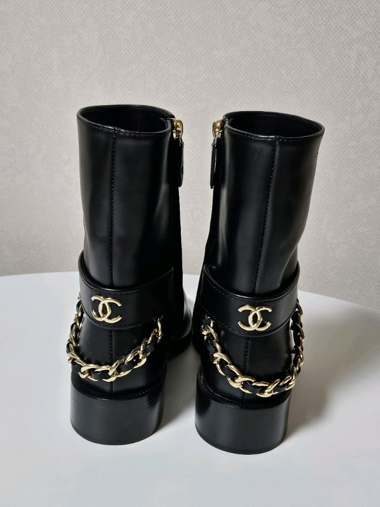 샤넬 체인 부츠--3
