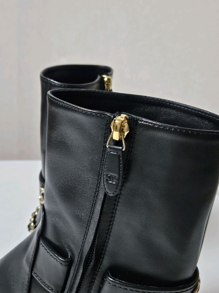 샤넬 체인 부츠--5