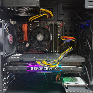 AMD RYZEN 5, RTX3060TI 게이밍 컴퓨터 본체