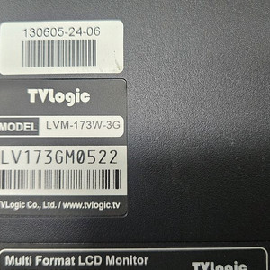 TVlogic LVM-173W-3G LCD 모니터