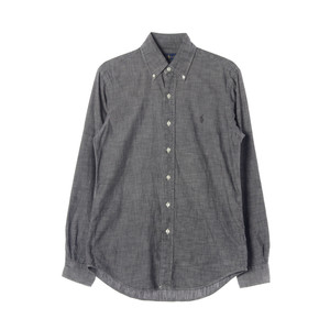 (정품)[XS]폴로 랄프 로렌 그레이 흑청 데님 긴팔 셔츠