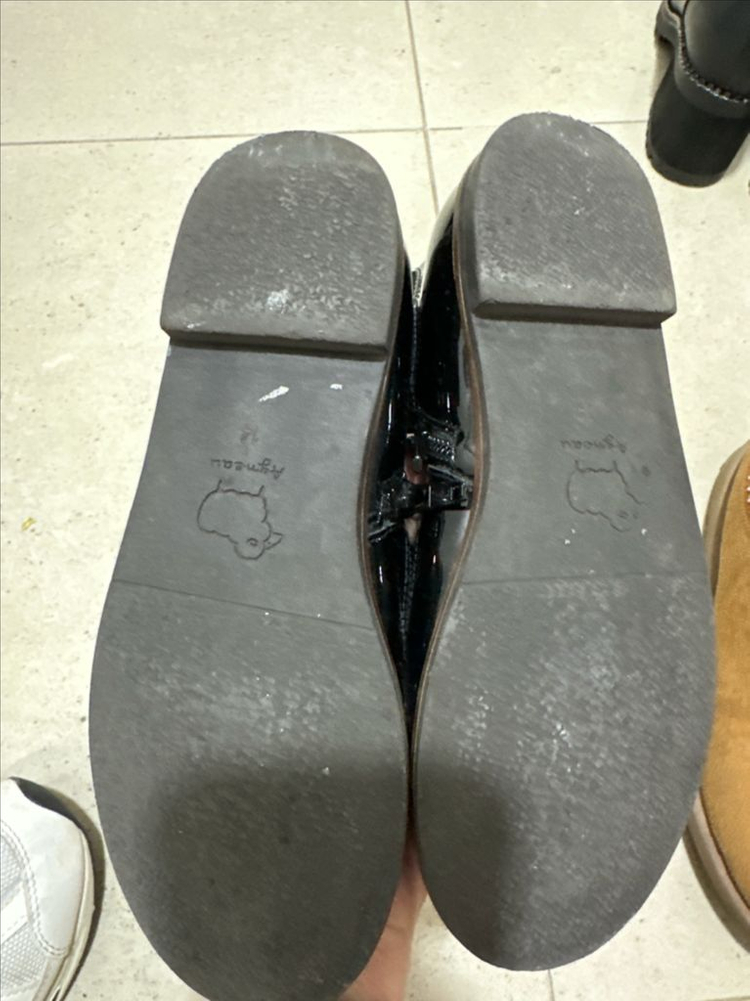 앙뉴 라릭스 블랙 크릭클 부츠 210사이즈 이미지