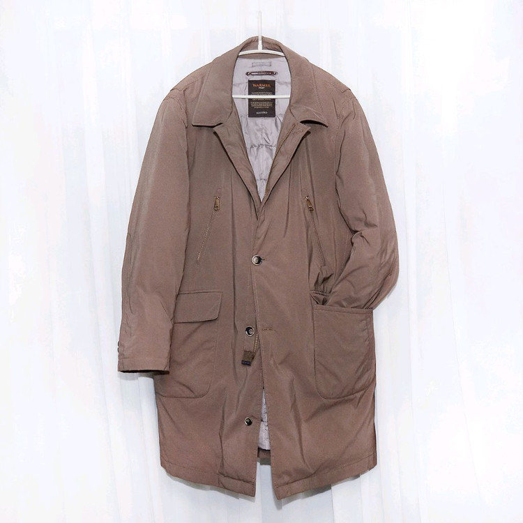 마에스트로 이탈리안 클래식 구스다운 패딩 코트 (105+)--0