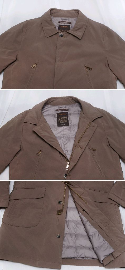 마에스트로 이탈리안 클래식 구스다운 패딩 코트 (105+)--3