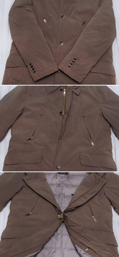 마에스트로 이탈리안 클래식 구스다운 패딩 코트 (105+)--5