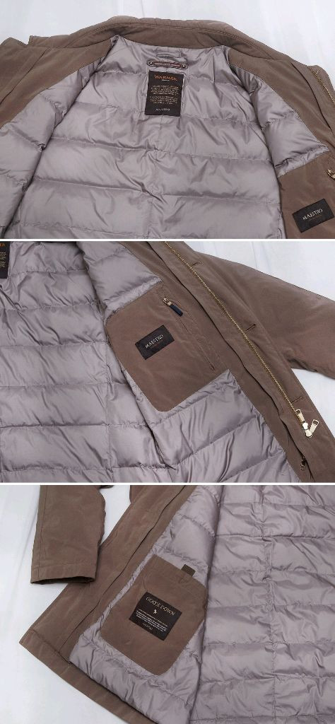 마에스트로 이탈리안 클래식 구스다운 패딩 코트 (105+)--6