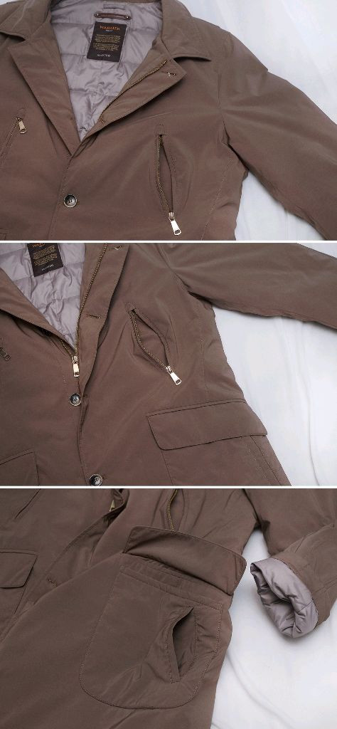 마에스트로 이탈리안 클래식 구스다운 패딩 코트 (105+)--7