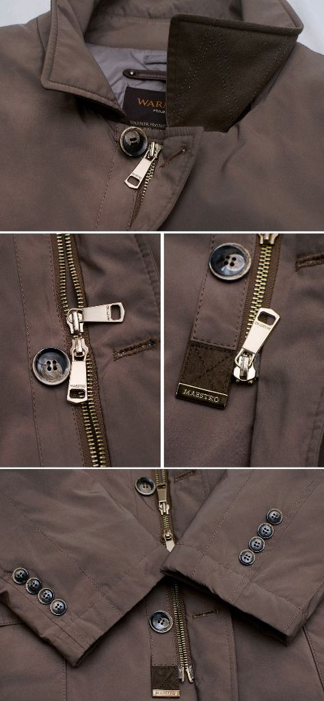 마에스트로 이탈리안 클래식 구스다운 패딩 코트 (105+)--8