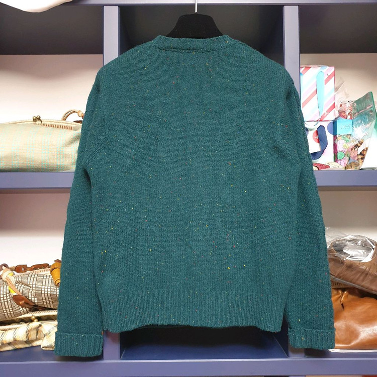 L.L BEAN 엘엘빈 빈티지 보카시울 케이블니트 가디건 M--1