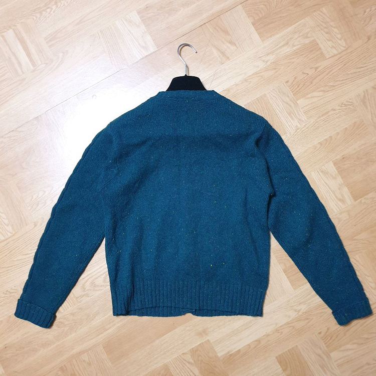 L.L BEAN 엘엘빈 빈티지 보카시울 케이블니트 가디건 M--4