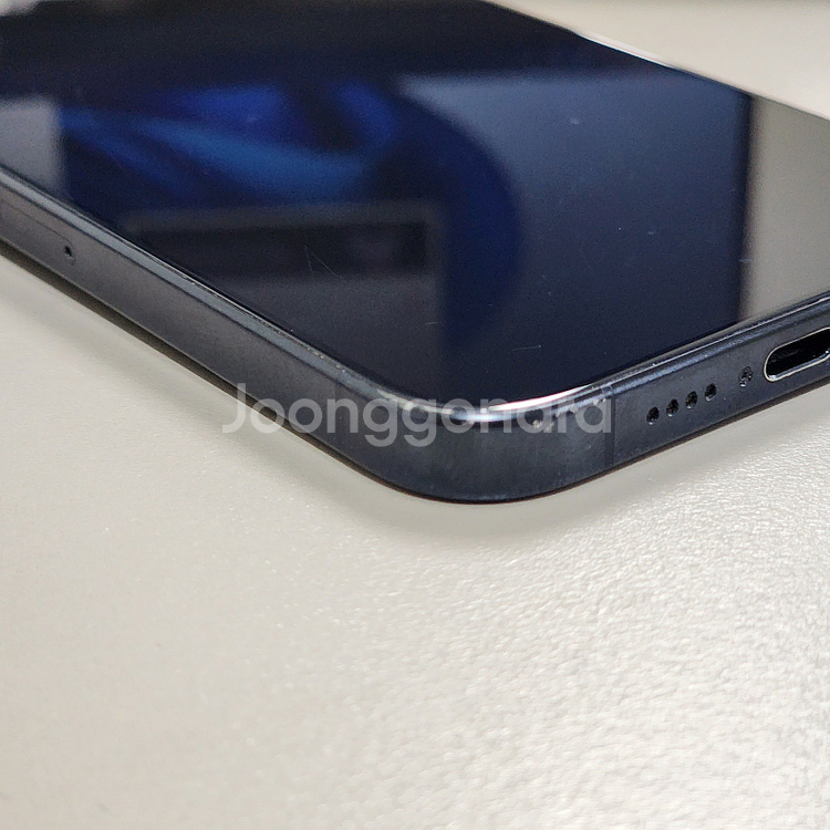 *102만* 물리듀얼심_ 아이폰 15프로맥스 256GB 블루 판매합니다--3