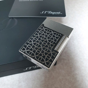 [풀세트] 듀퐁라이터 뉴 라인2 신형 ca18603 아라베스크 팔라듐 백금 쌍불 듀퐁라이타