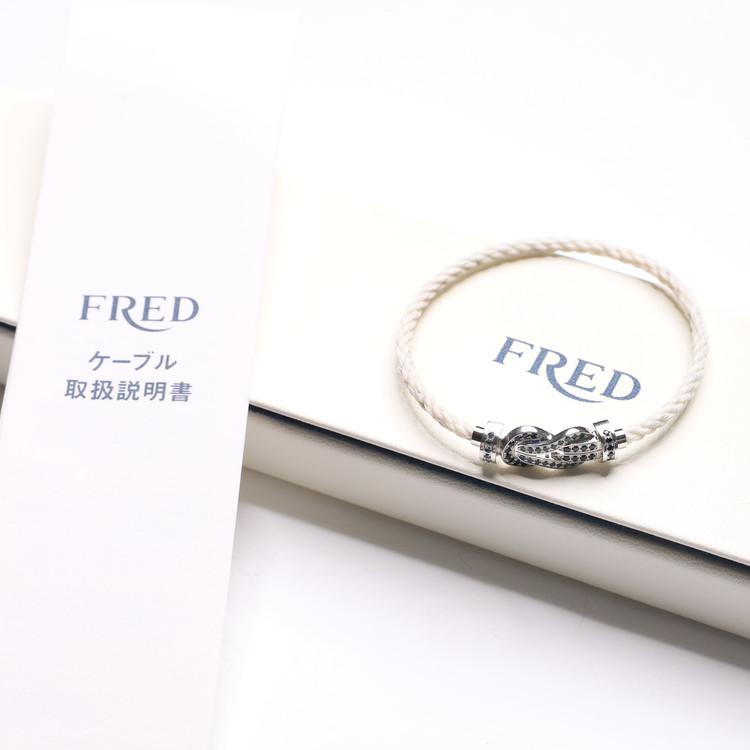 프레드 샹스 인피니 화이트골드 블루사파이어&토파즈 미디엄 풀파베 이미지