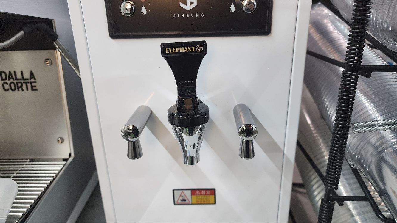 진성온수기 JS-1 업소용 카페 핫워터 디스펜서 듀얼온수--1