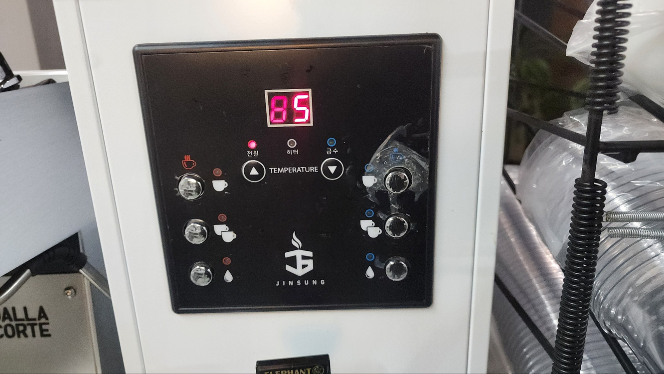 진성온수기 JS-1 업소용 카페 핫워터 디스펜서 듀얼온수--2