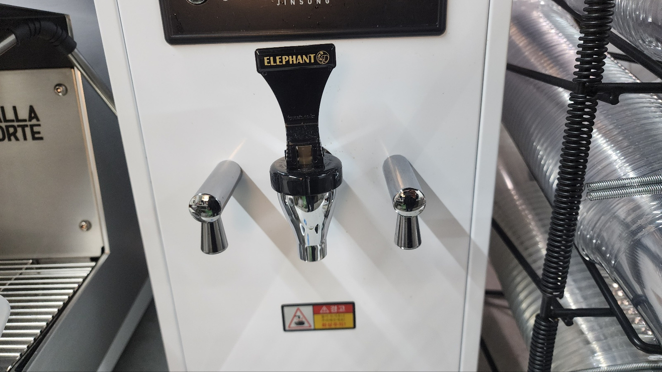 진성온수기 JS-1 업소용 카페 핫워터 디스펜서 듀얼온수--3