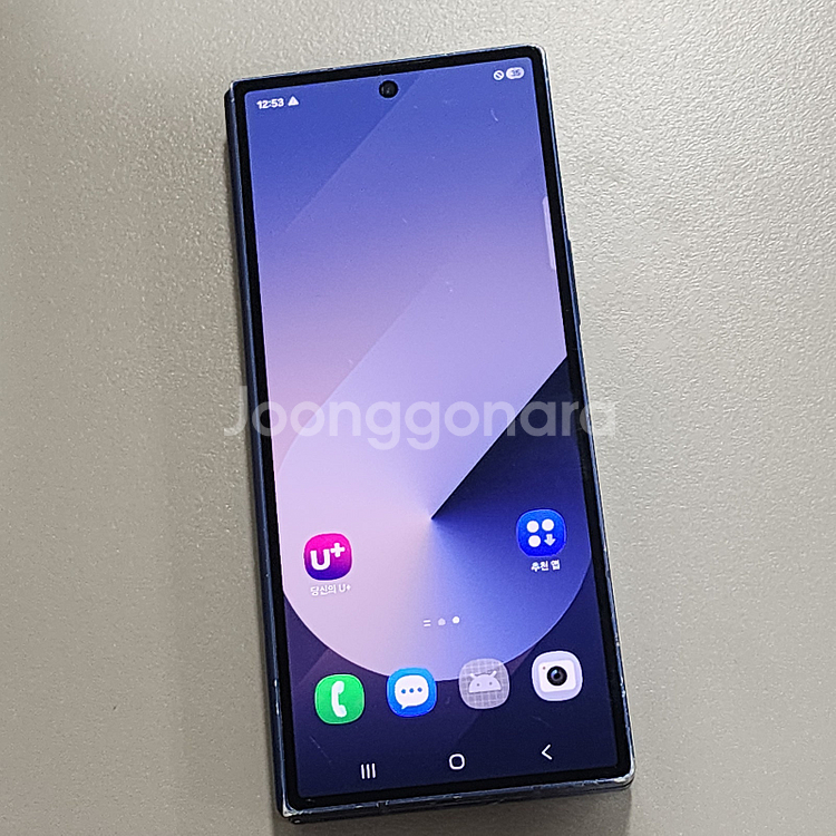 *49만* 갤럭시 Z폴드6 블루 256기가 파손X 터치정상 가성비폰 판매합니다--4