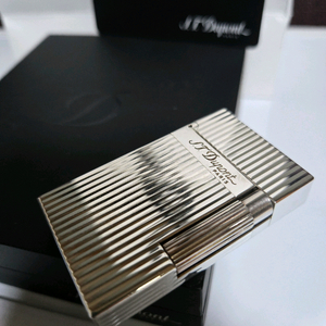 [풀세트] 듀퐁라이터 라인2 신형 ca16817 스트라이프 은장 쌍불 듀퐁라이타