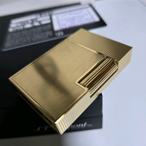 [백화점판] 듀퐁라이터 뉴 라인2 신형 ca18602 PDD 옐로우골드 쌍불 듀퐁라이타