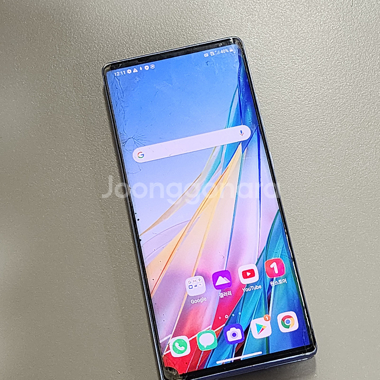 *8만* LG 윙 실버 128기가 기능정상 가성비 파손폰 판매합니다--1