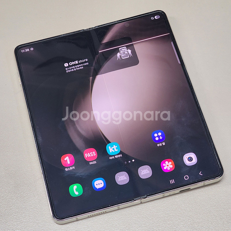 *29만* 갤럭시 Z폴드5 크림 대용량 512기가 가성비폰 판매합니다--6