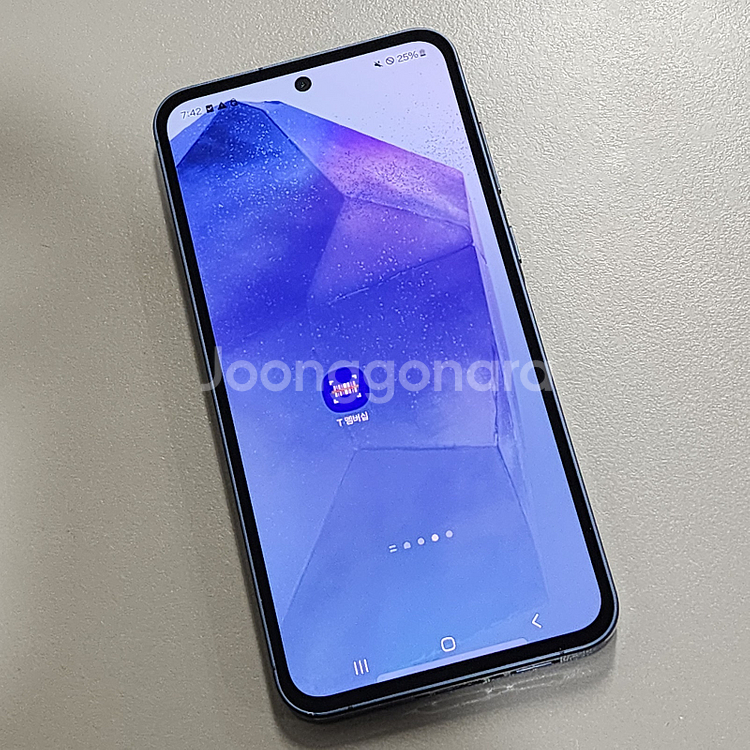 *30만* 갤럭시 퀀텀5 블랙 128기가 24년 9월개통 액정무기스 무잔상 판매합니다--6