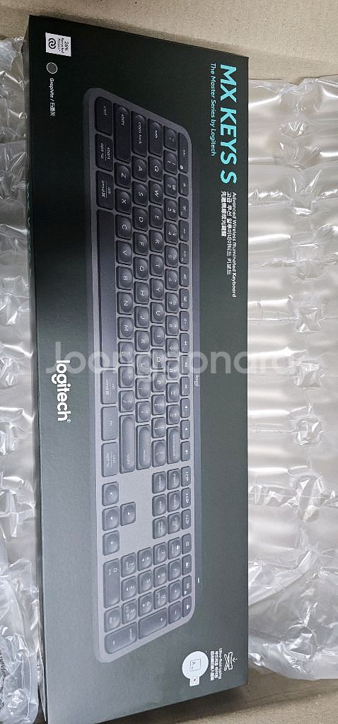 (미개봉 새제품) 로지텍코리아 정품 / 로지텍 MX Keys S 무선 키보드--1