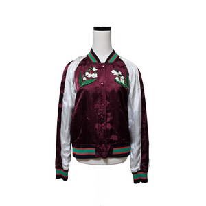 무베일 새틴 스카쟌 블루종 / 여성 자켓