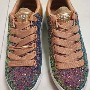 [새제품] 스케쳐스 메모리폼 글리터 스니커즈 운동화 235