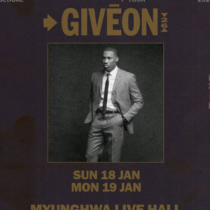 [일 2연석] GIVEON 기비온 기브온 서울 내한 1월18일 일요일 첫콘