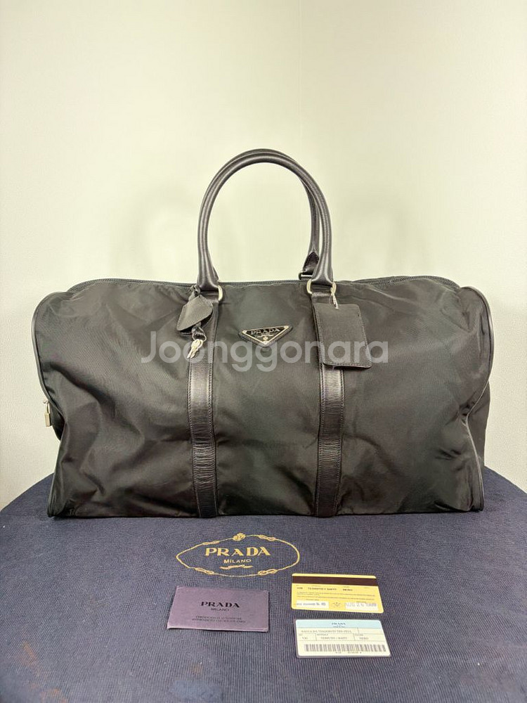 프라다 V20 나일론 보스턴백 골프가방 여행가방--0