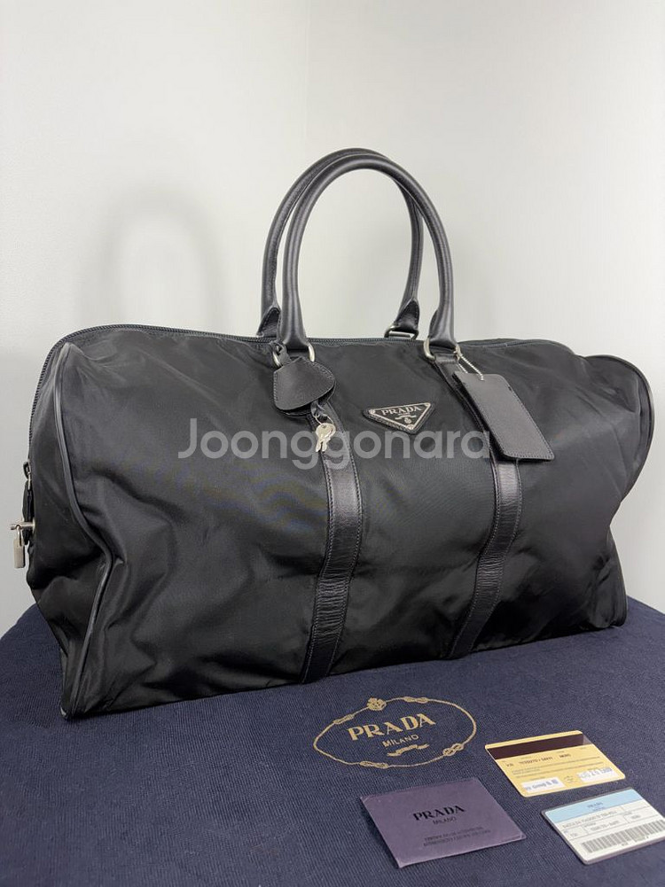 프라다 V20 나일론 보스턴백 골프가방 여행가방--1